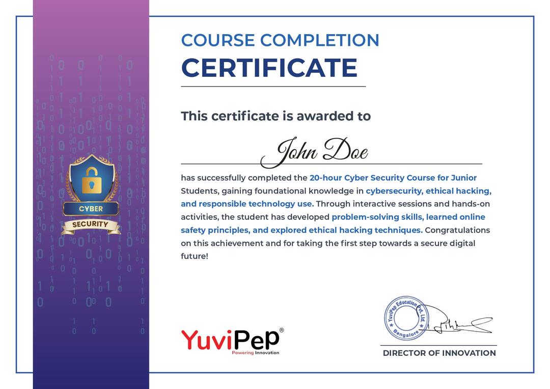 Course Completion Certificate
