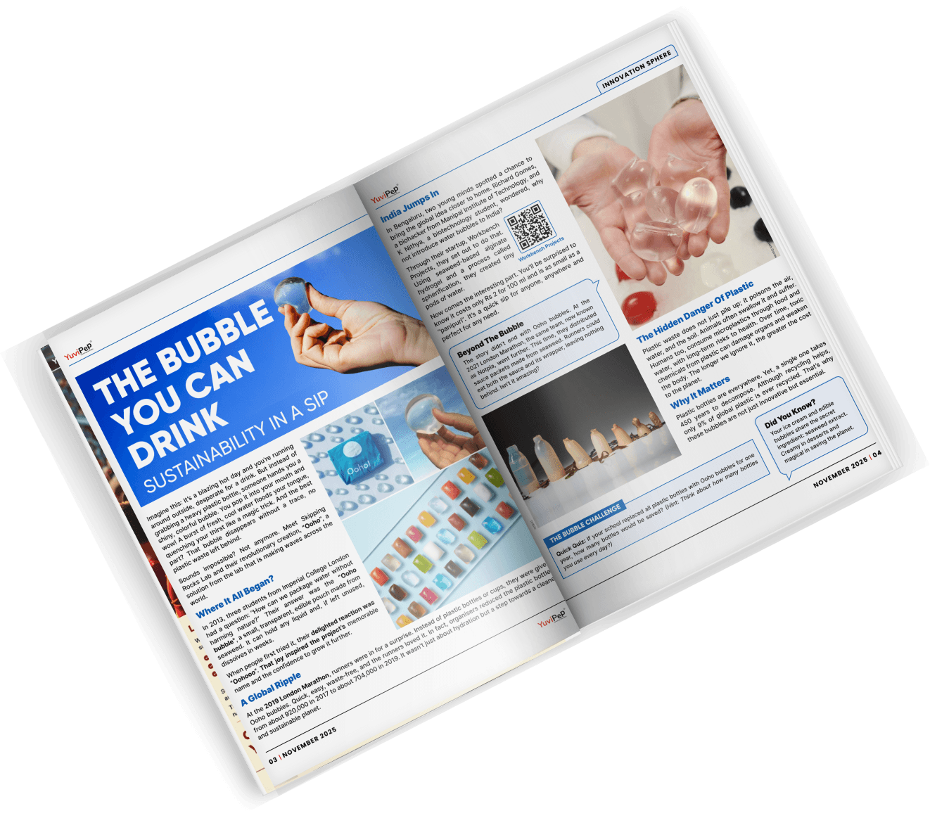 YuviPep Magazine mockup