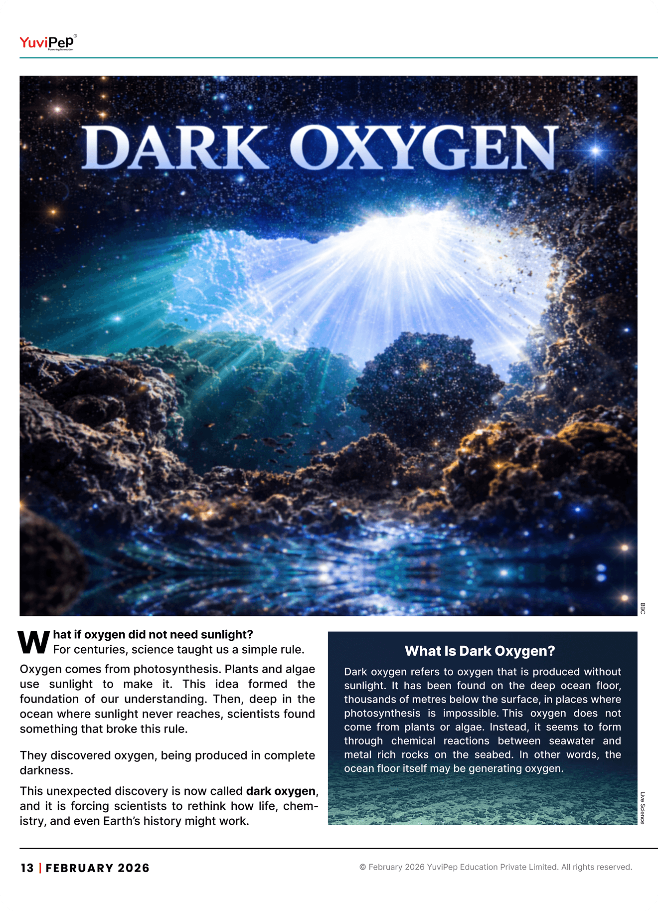 Dark Oxygen